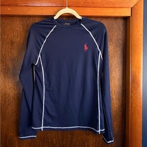 Polo by Ralph Lauren Navy Shirt with red Logo